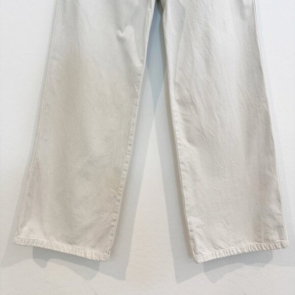 Favorite Daughter Denim The Masha Wide Leg Jeans Stone Cream Beige Plus Size 32 - Picture 5 of 14